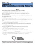 Journal of International Accounting Research Volume 14, No. 2, 2015