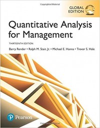 Quantitative Analysis for Management, Global Edition