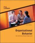 Organizational Behavior: An Evidence-Based Approach