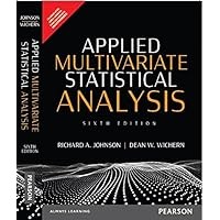 Applied Multivariate Statistical Analysis