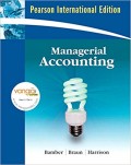 Managerial Accounting: International Edition
