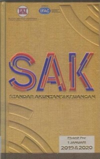 Standar Akuntansi Keuangan Efektif Per 1 Januari 2019 dan 2020