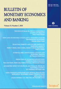 Bulletin Of Monetary Economics And Banking