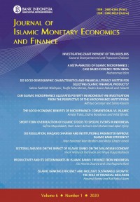 Journal Of Islamic Monetary Economics And Finance