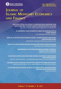 Journal Of Islamic Monetary Economics And Finance