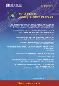 Journal Of Islamic Monetary Economics And Finance