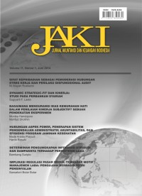 JAKI: Jurnal Akuntansi dan Keuangan Indonesia Volume 11, Nomor 1, Juni 2014