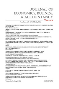 Image of Journal Of Economics, Business & Accountancy Ventura Volume 16, No. 1, April 2013