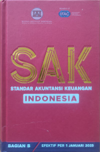 Image of Standar Akuntansi Keuangan Indonesia: Efektif Per 1 Januari 2025 Bagian B