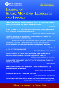 Image of Journal Of Islamic Monetary Economics And Finance