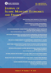 Image of Journal Of Islamic Monetary Economics And Finance