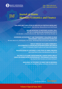 Image of Journal Of Islamic Monetary Economics And Finance