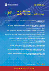 Image of Journal Of Islamic Monetary Economics And Finance