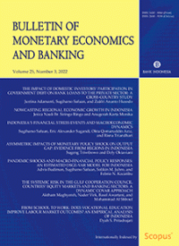 Image of Bulletin Of Monetary Economics And Banking